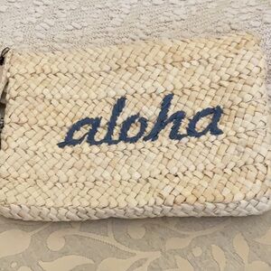 NWT Straw Bag Aloha